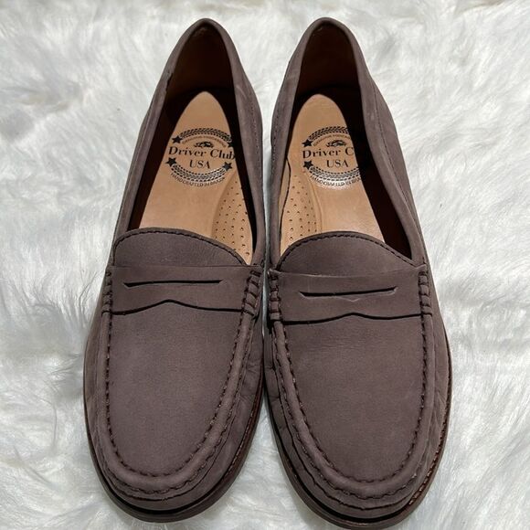 Driver Club USA Leather Penny Loafer Size 8.5 Handcrafted in Brazil. B86 - Picture 2 of 8